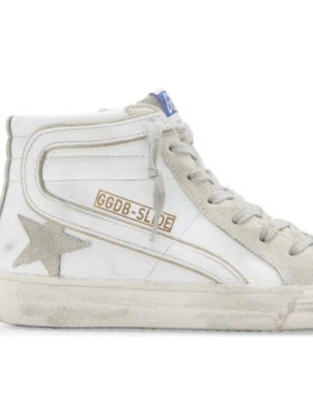 Golden Goose Slide High-Top White Classic Neutral Sneaker Size 38